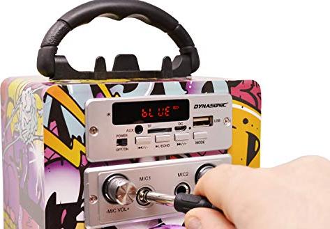 Dynasonic Bluetooth speaker for karaoke buy at digitec