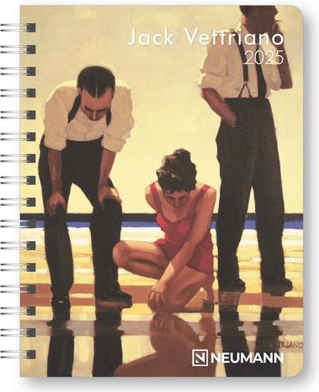 Neumann Jack Vettriano 2025 - Diary - Buchkalender - Taschenkalender - Kunstkalender - 16,5x21,6 