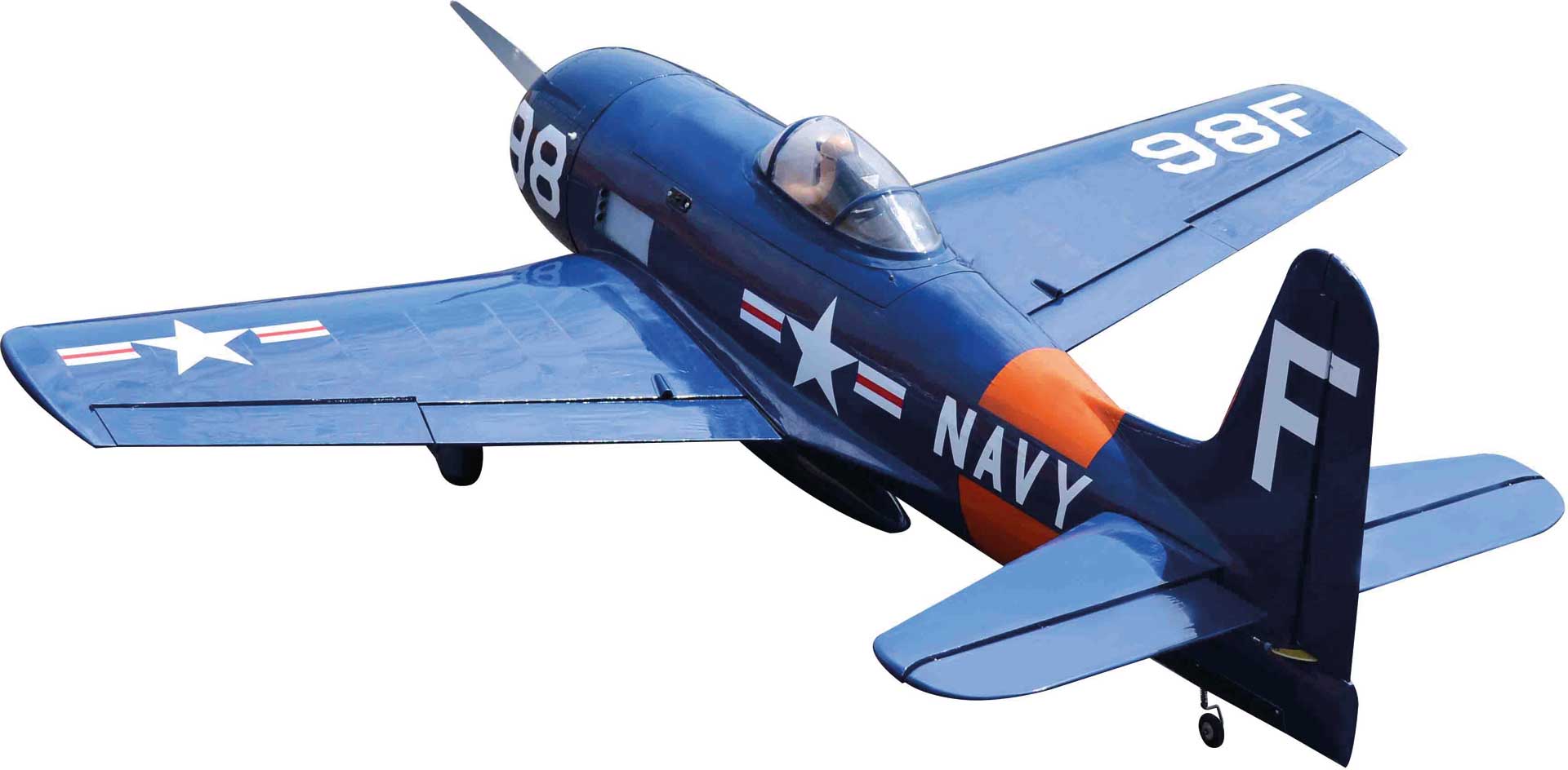 Seagull Models SG Models Grumman F8F 2 Bearcat NAVY ARF 71 Warbird with retractable Warbird Digitec