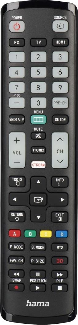Hama Universal Fernbedienung Mit Samsung Tv Verbinden Hama Universal-Fernbedienung für Samsung TVs, IR, lernfähig, leuchtende