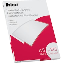 Ibico Laminated bag (A3, 100 Piece, 125 µm)