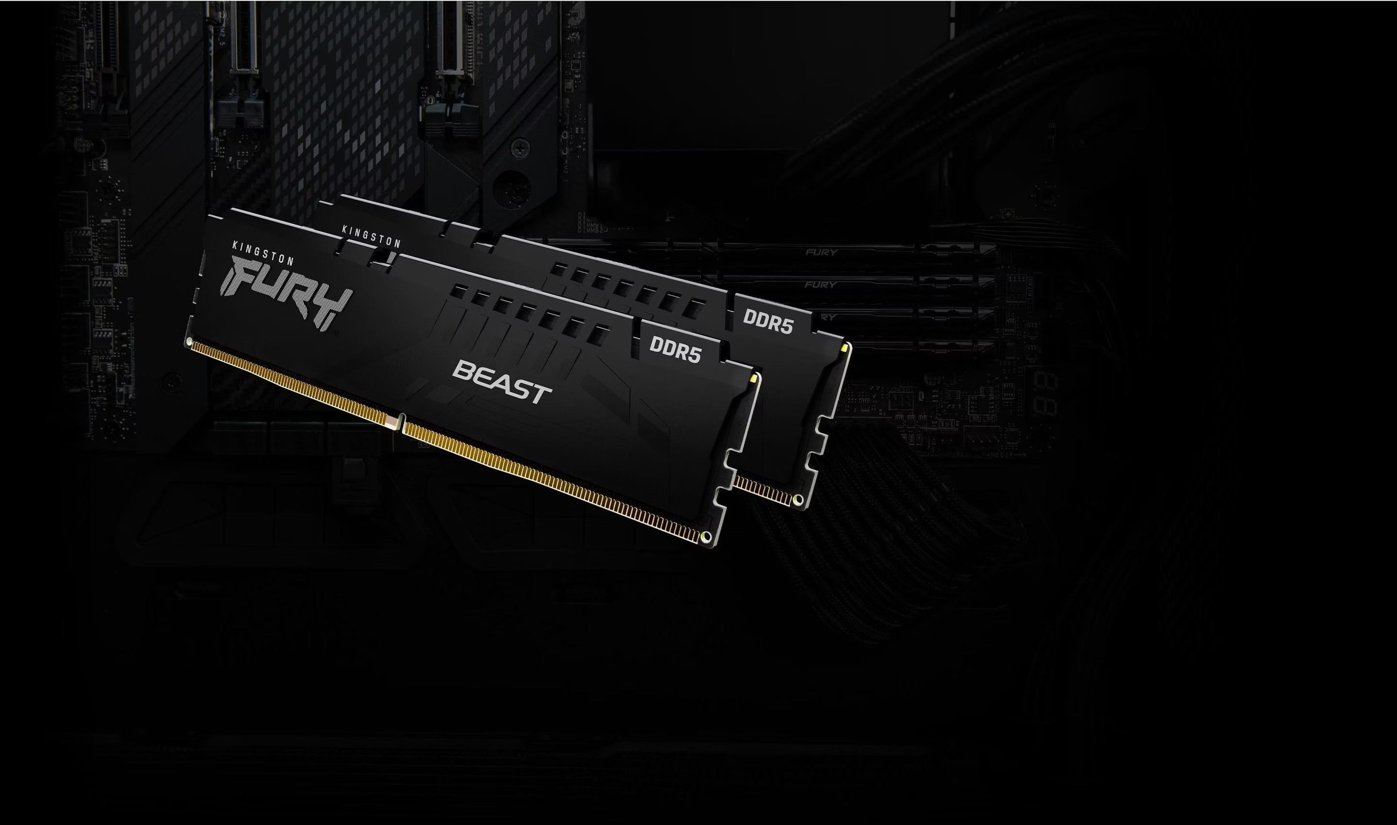 メモリー Kingston FURY Beast DDR5 16GBx2 6000MHz KINGSTON TECHNOLOGY Fury Beast (2 x 16 GB, DDR5 6000 MHz, DIMM 288
