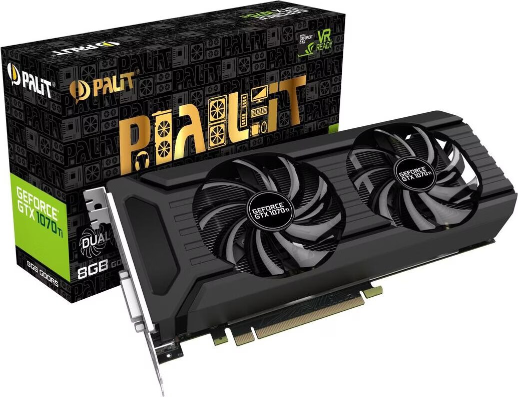 Palit GeForce® GTX 1070 Ti Dua 8G Palit GeForce GTX 1070 Ti Dual - buy at Digitec - Digitec