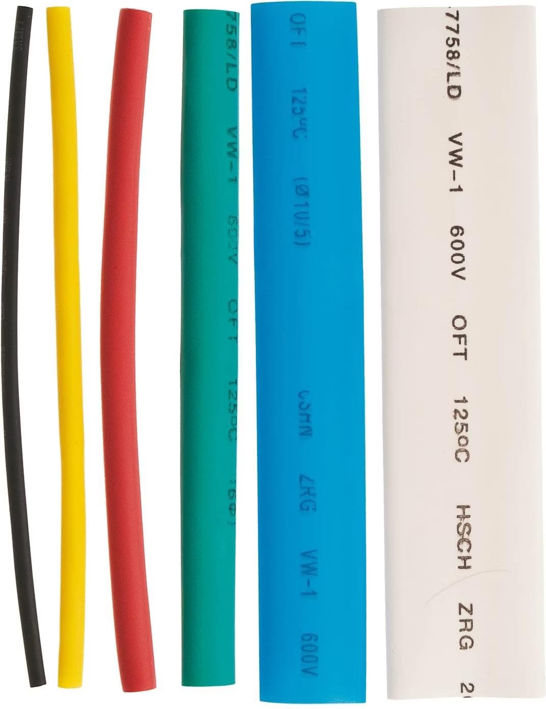 ISOLATECH Tubi Termorestringenti In PVC Al Metro Bianco Senza Adesivo Dimensioni Piatte 200 Mm Oe127 3 Mm 2 Metri 2 1 Set Per L Isolamento Di Batterie 18650 Non Etichettato Metri 1043372411 - Foto 12