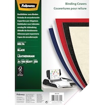 Fellowes Delta cover sheet with leather structure