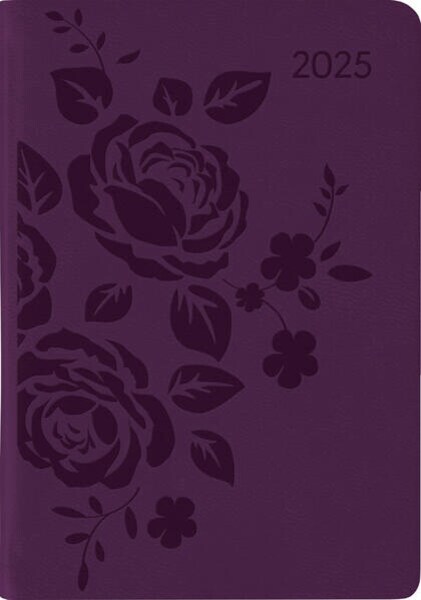 Alpha Edition Ladytimer Mini Deluxe Purple 2025 Taschenkalender, 8x11