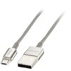 Lindy CROMO USB 2.0 Slimline Kabel (2 m, USB 2.0)