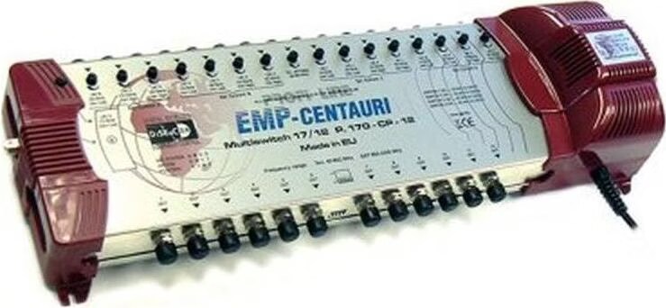 Coupleur Quadruple Terrestre Et Satellite EMP Centauri P.107-W - Connectique F, 5 Entrées, 4 Sorties, Neuf