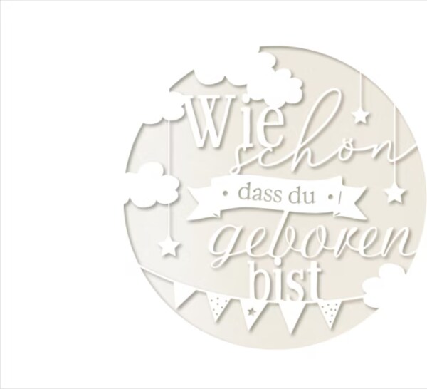 Schön Dass Du Geboren Bist Geburtstagskarte Wie schön, dass du geboren bist - kaufen bei digitec