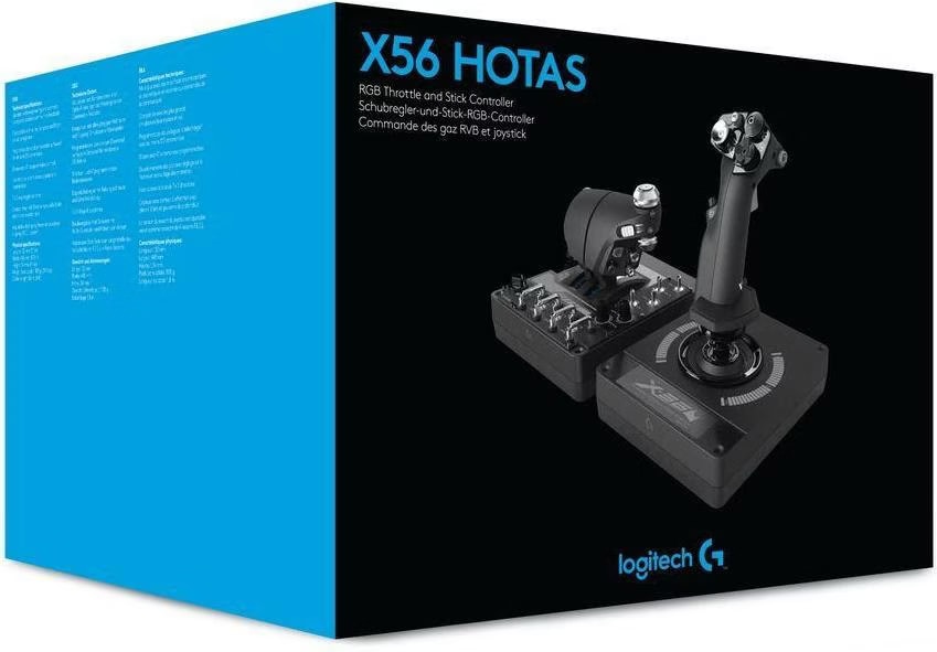 ロジクール　Logicool x56 hotas Logitech G X56 HOTAS USB Schwarz - kaufen bei Digitec