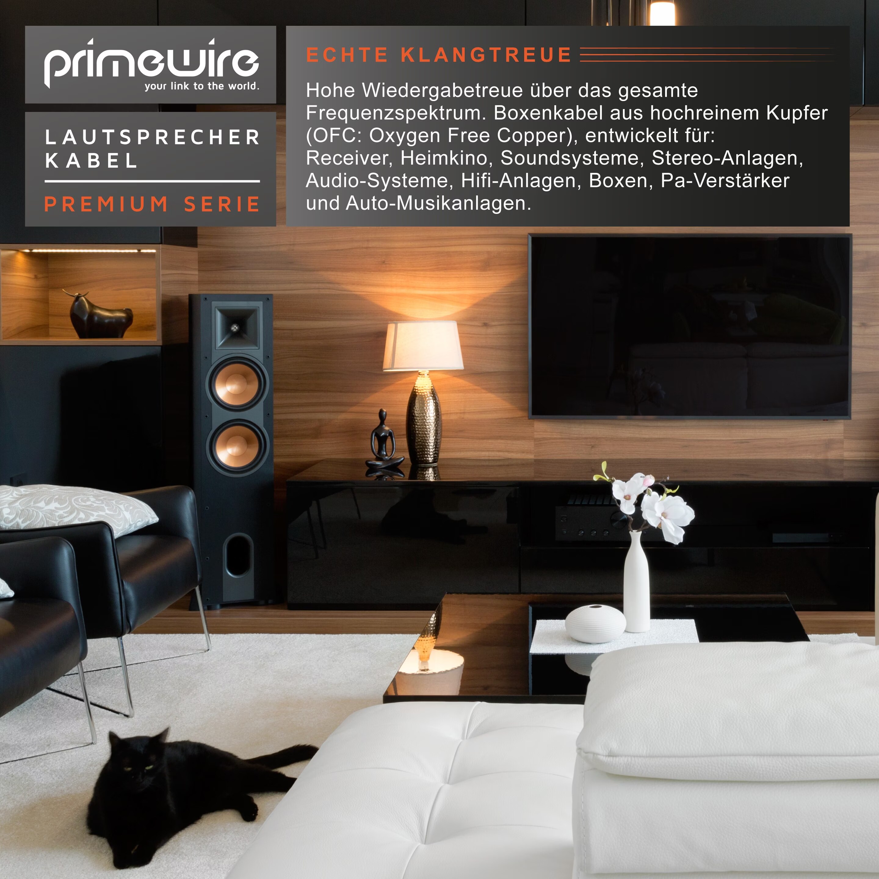 Primewire Speaker cable OFC copper x mm² speaker cable