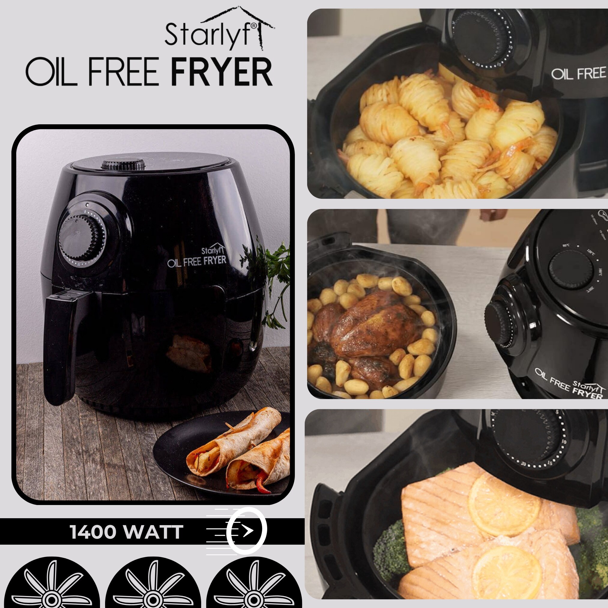 Starlyf Oil Free Fryer buy at Digitec