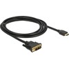 Delock DVI — HDMI (Typ A) (2 m, HDMI, DVI)