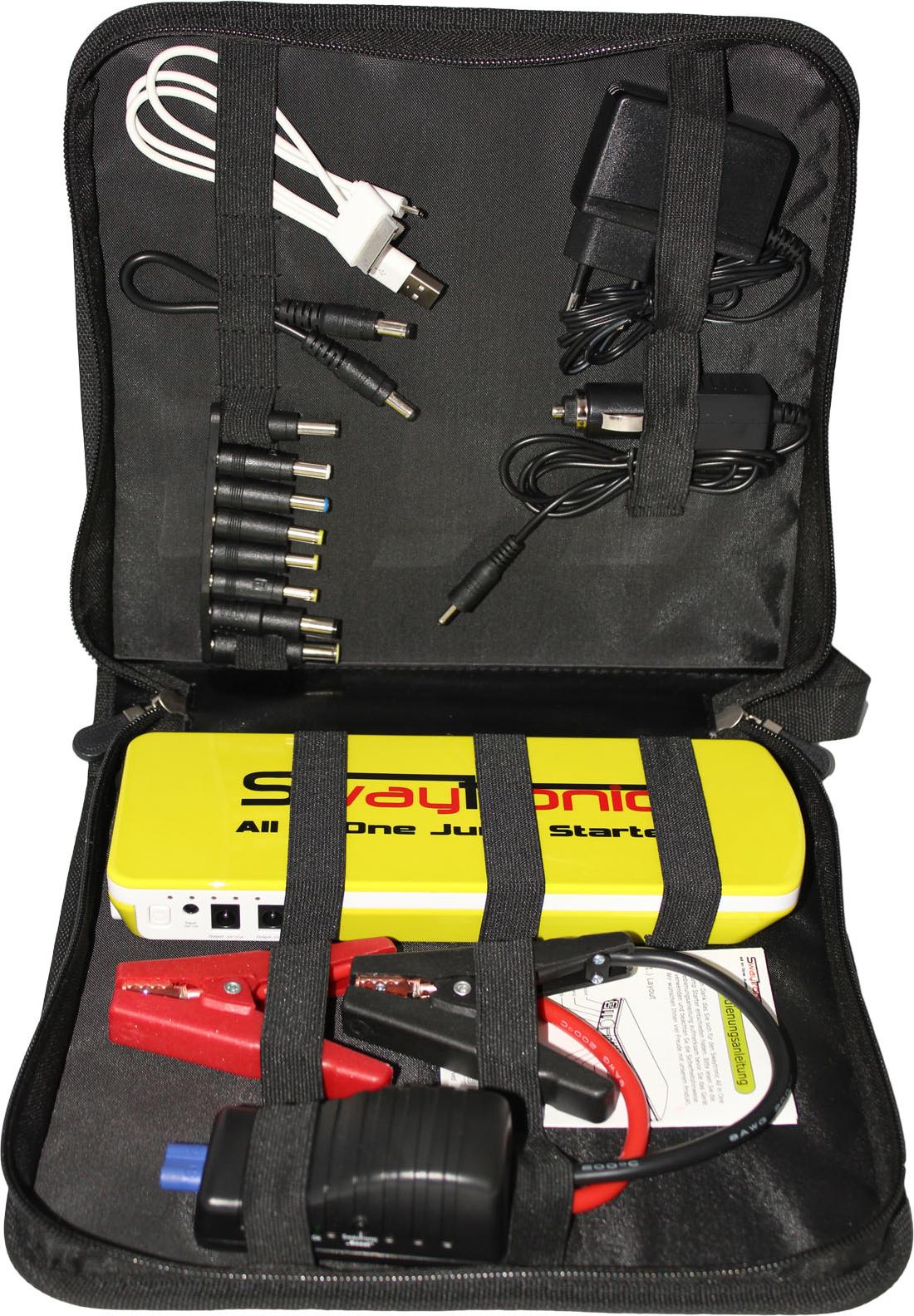 Swaytronic All in One Jump Starter 2.0 600 A 18000 mAh Digitec