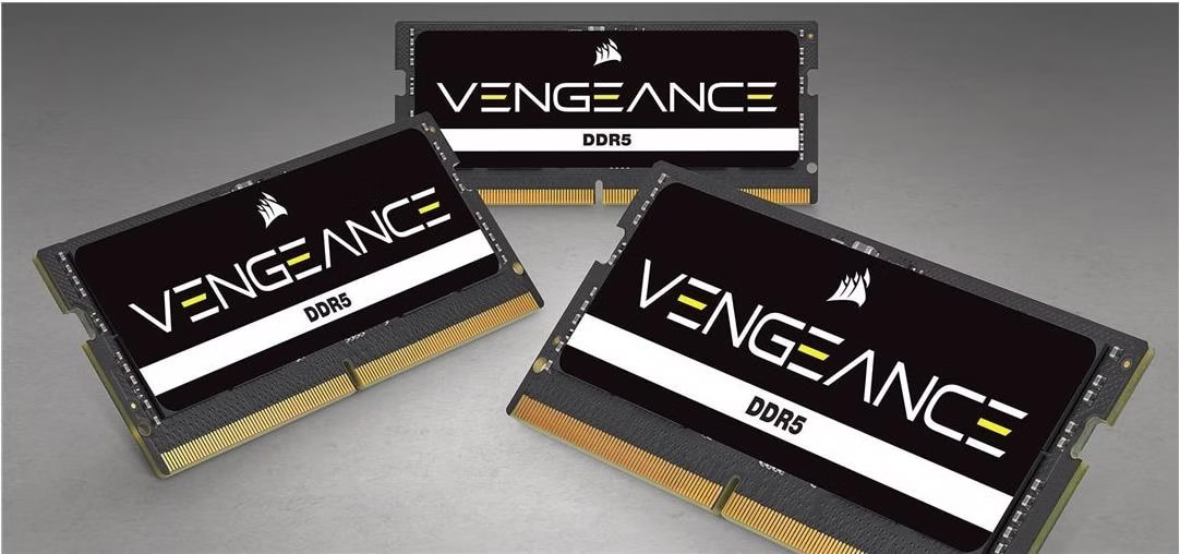 Corsair DDR5, 5600MT/s 64GB 2x32GB SODIMM, Unbuffered, 48-48-48-90