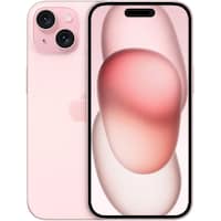 Apple iPhone 15 (128 GB, Pink, 6.10", SIM + eSIM, 48 Mpx, 5G)