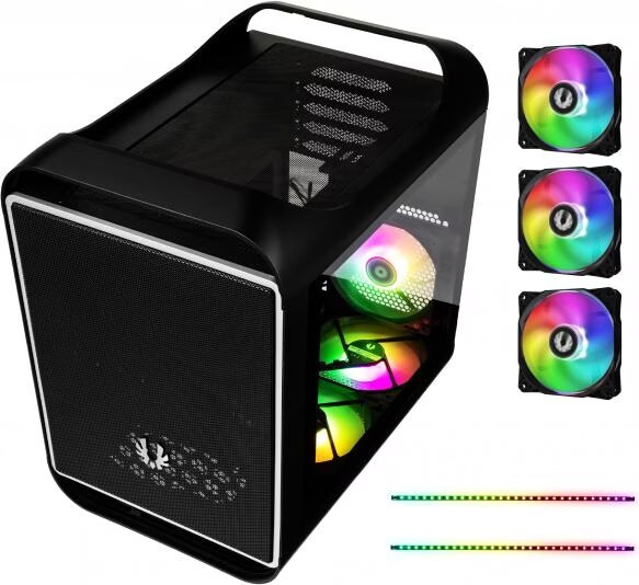 Boîtier PC BitFenix Prodigy M 2022 ARGB Blanc - Micro-ATX - Mini-Tour