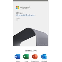 Microsoft Office Home & Business 2021 Vollversion (1 x, Unbegrenzt)