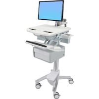 Ergotron Cart with LCD Arm, 1 Tall Drawer - Cart - for LCD Display / PC Equipment - Kun