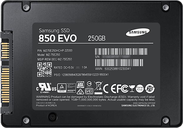 Samsung 850 EVO Basic 250 GB 2.5 kaufen bei Digitec