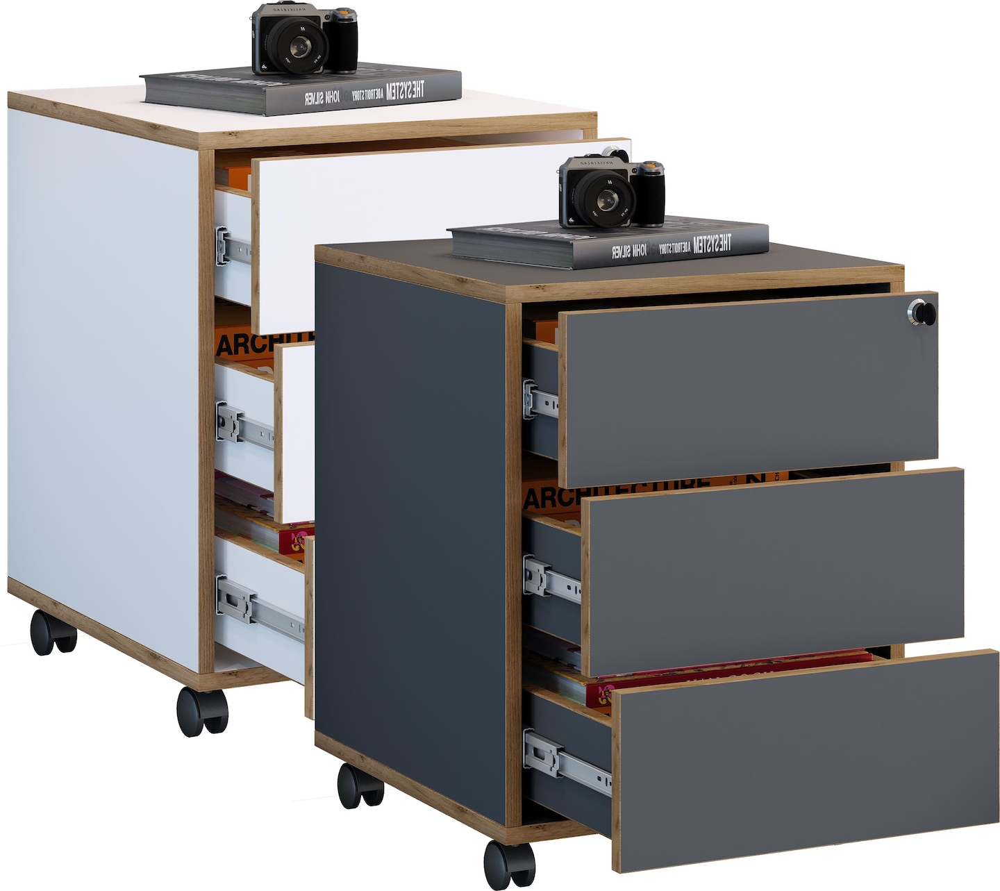 VCM Büro Rollcontainer Salia 3 Schublade - kaufen bei digitec