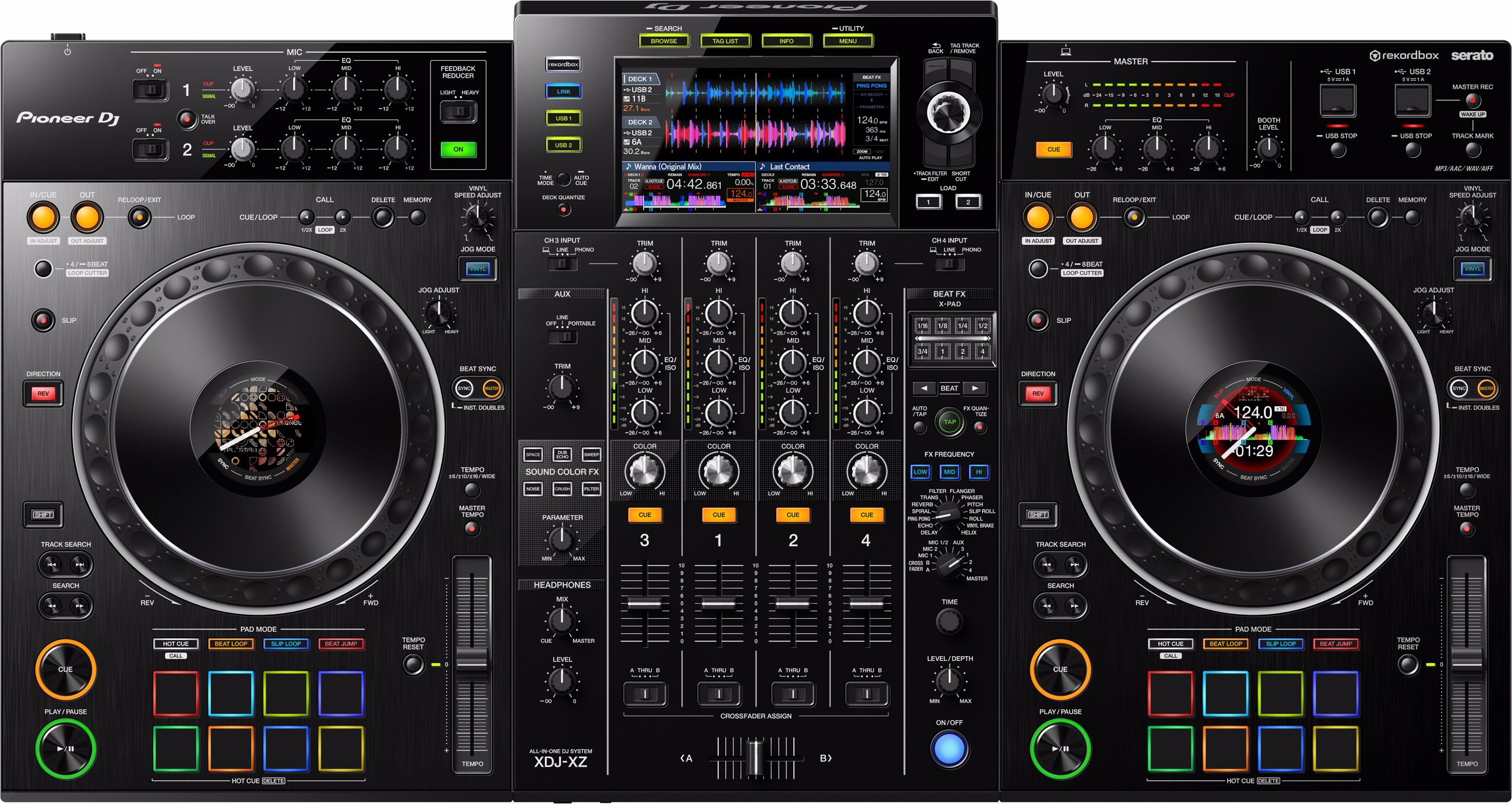Pioneer XDJ-XZ タッチスクリーン XDJ-XZ 4ch プロフェッショナル オールインワン DJシステム