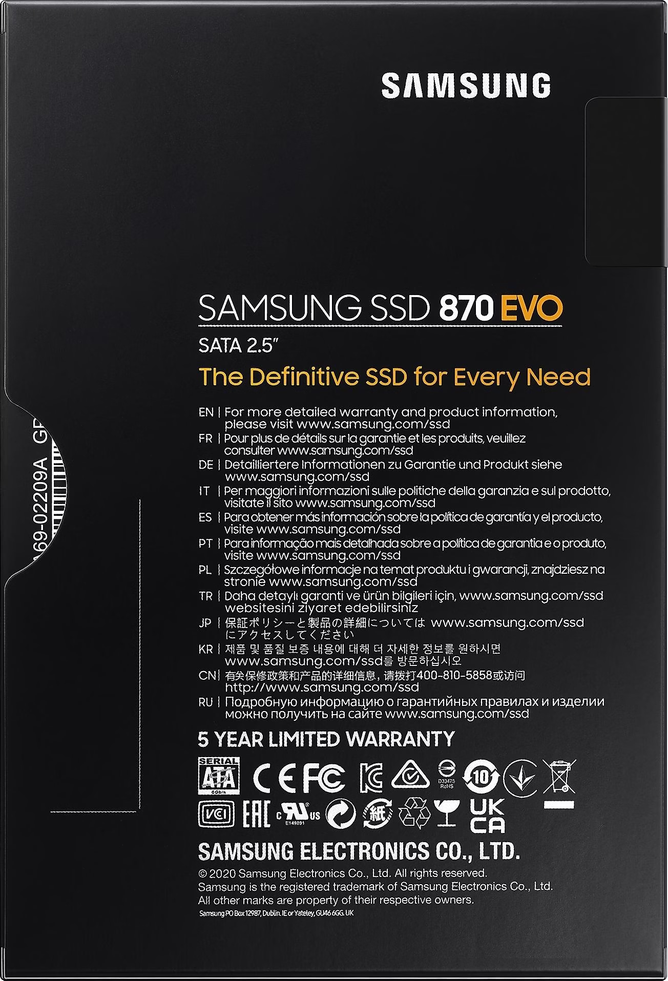 Samsung 870 EVO (2000 GB, 2.5