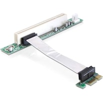 Delock Riser Karte PCI Express x1 > PCI 32Bit mit flexiblem Kabel links gerichtet
