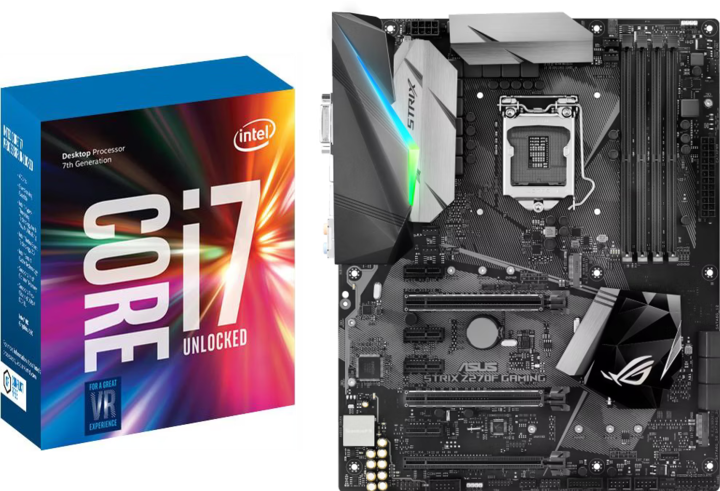 I7-7700k + Strix Z270F Gaming セット ASUS STRIX Z270F GAMING i7