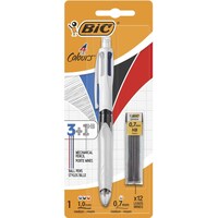 Bic 4 Colours Kugelschreiber/Bleistift (White, 13 x)