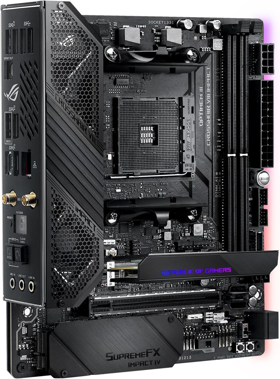 Asus rog crosshair viii impact hot sale