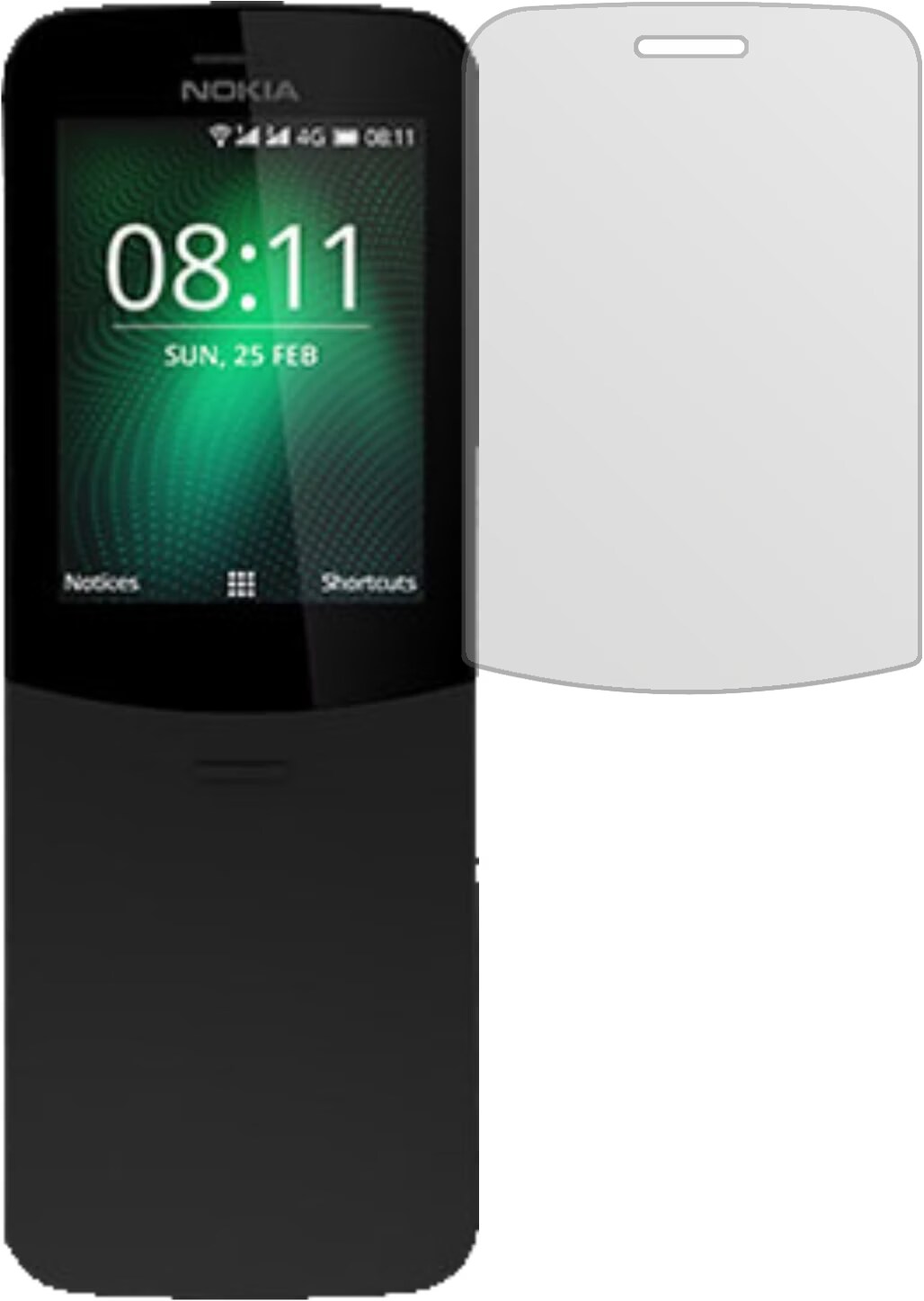 Dipos 2X Pellicola Protettiva Antiriflesso Per Nokia 2720 Flip - Opaca Anti-impronte - Made In Germany