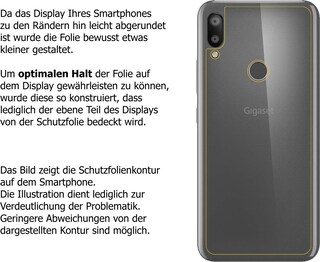 2 Pellicole Protettive Antiriflesso Dipos Per Gigaset GS110 - Opache, Anti-impronta, Taglio Laser - Made In Germany