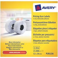 Avery Preisauszeichner-Etiketten, 1-zeilig