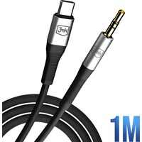 3MK USB C — 3.5mm Klinke (1 m, Jack 3,5 mm (AUX))