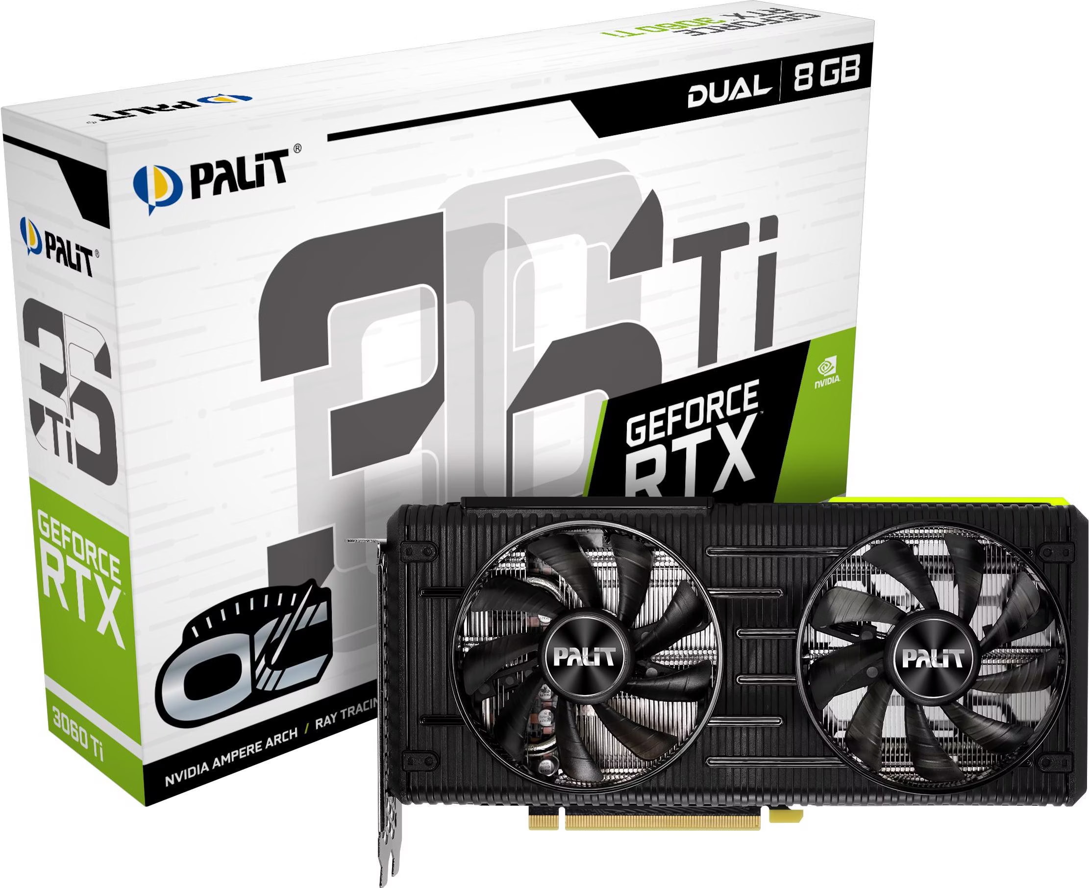 PALIT　RTX3060Ti DUAL OC 8GB GDDR6 Palit Products - GeForce RTX™ 3060 Ti Dual OC ::