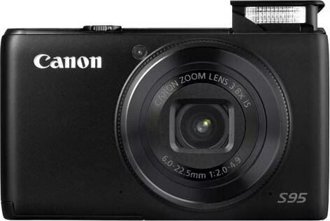 Canon Powershot S95, 10 MP, 3.8x Zoom, HD-Movies, Schwarz - Digitec
