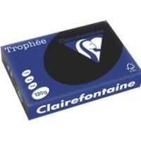 Clairefontaine Kopierpapier Trophée 1208C A4, 120 g/m2, schwarz, Pack à 250 Blatt (120 g/m², A4)