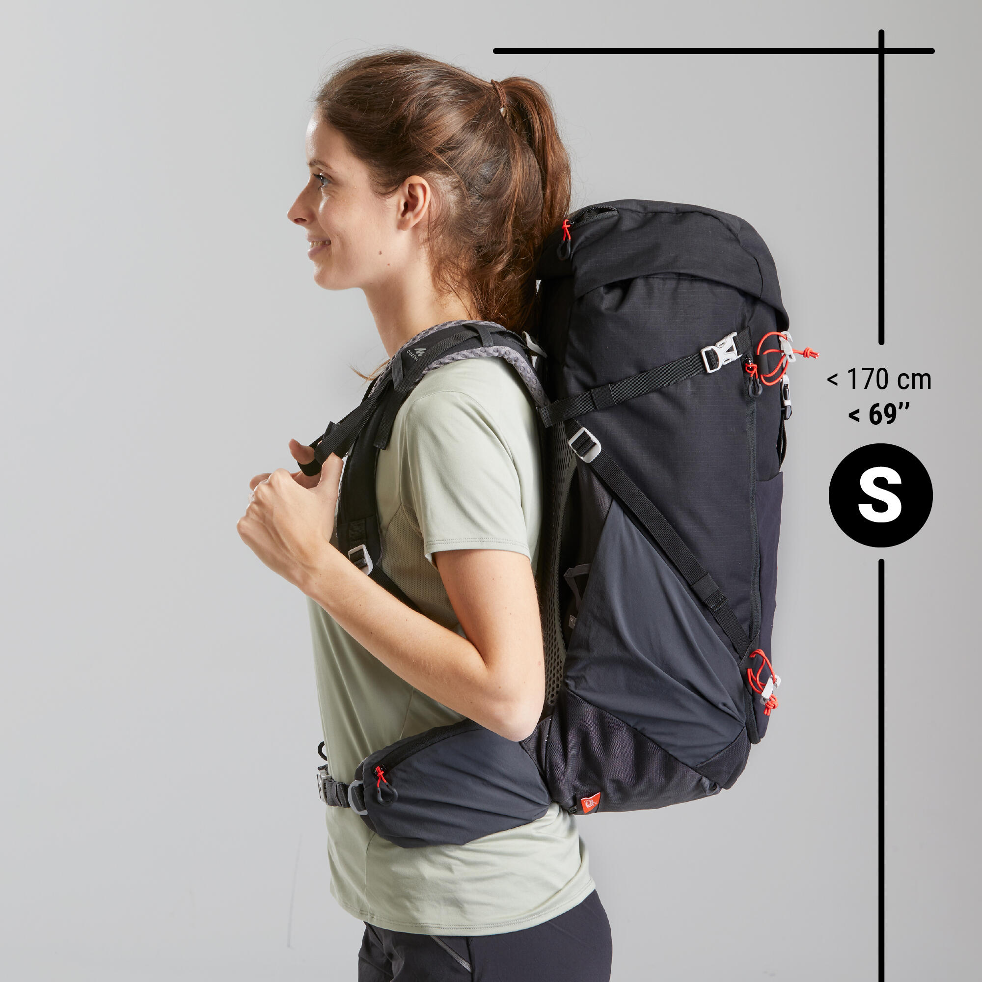 Zaino quechua 20 litri dimensioni outlet