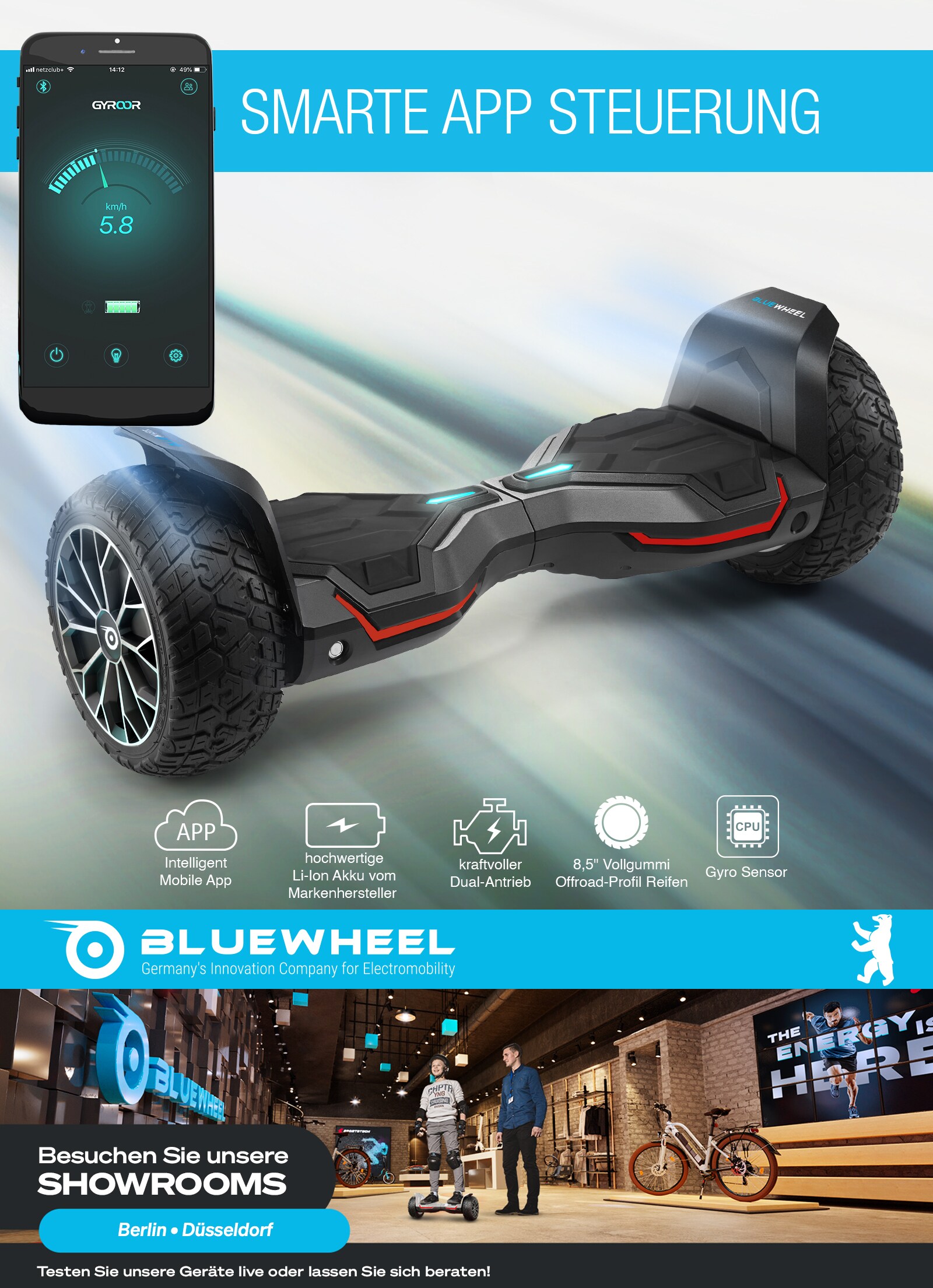 Bluewheel Hx510 16 km h 700 W buy at Digitec