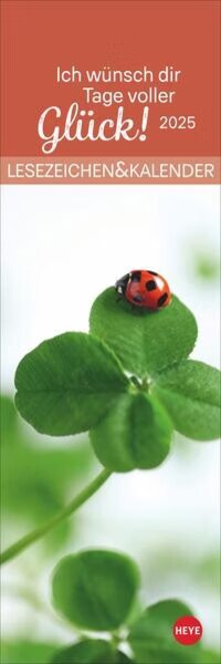 Tage voller Glück Lesezeichen & Kalender 2025 (Deutsch) - digitec