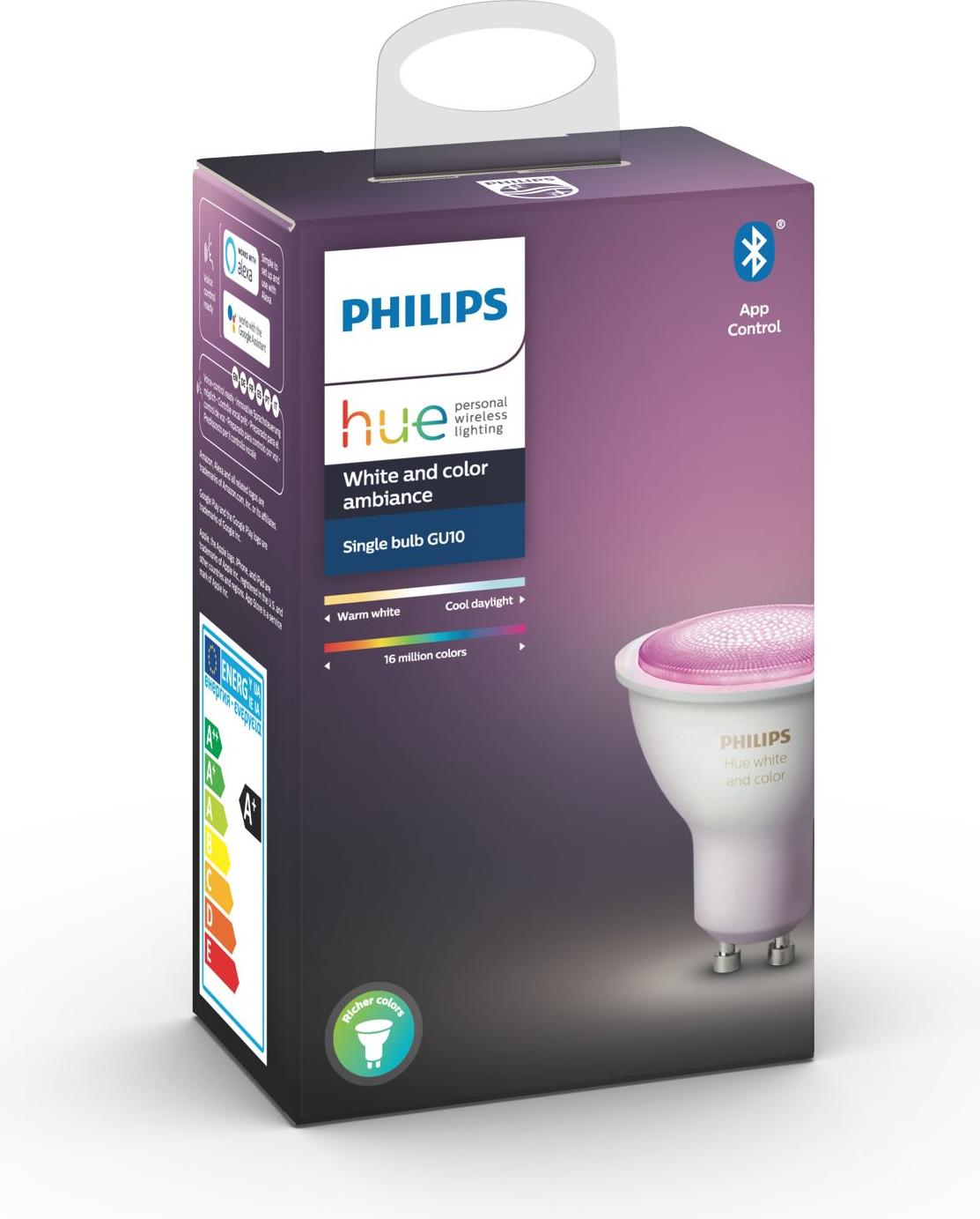 Hue white and color gu10 on sale