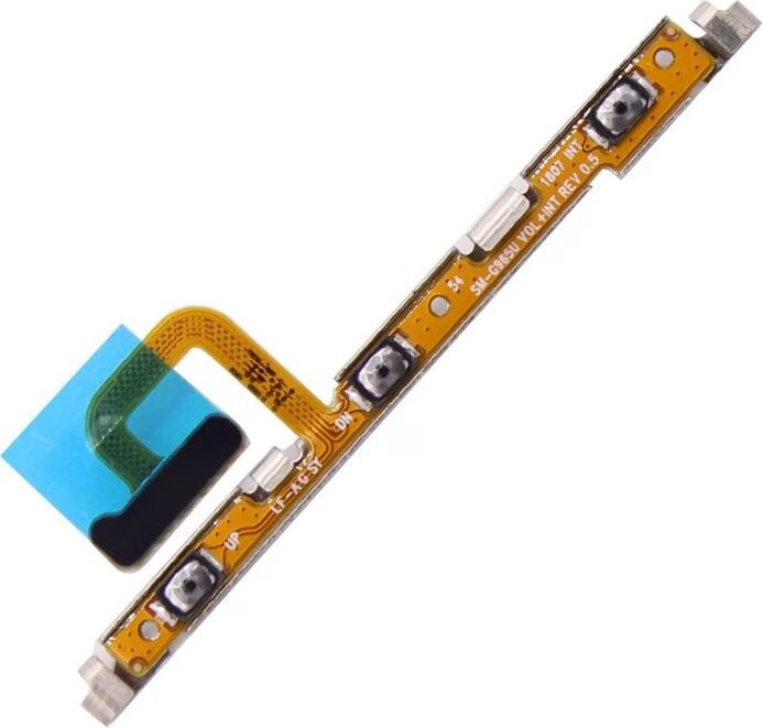 Touche Clé Bouton On/off + Volume Pour Samsung Galaxy S5 G900 I9600 – Argent