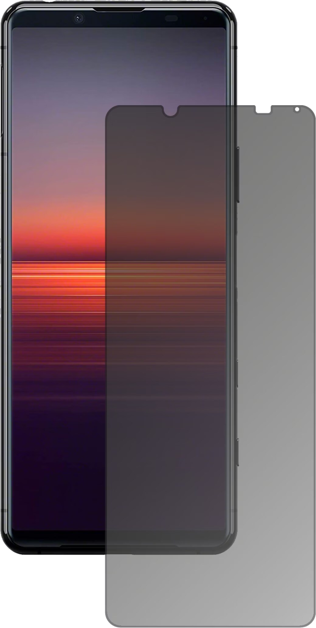 Dipos Pellicola Protettiva Privacy Per Sony Xperia 5 - Opaca, Filtro 4 Vie, Antigraffio, Made In Germany