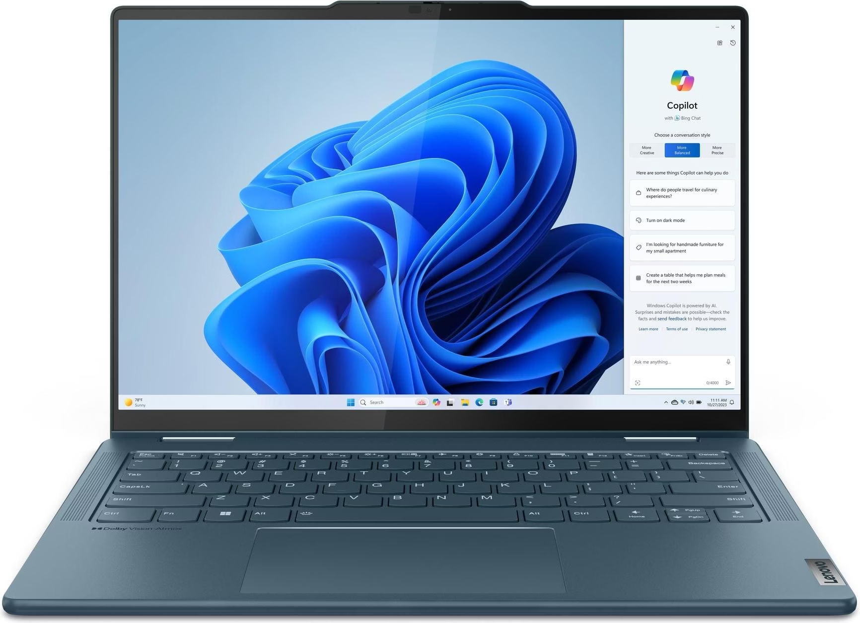 【未使用に近い】Lenovo Yoga7 2in1 最新AIモデル Ultra7 a070523e-9622-44a0-b8df-