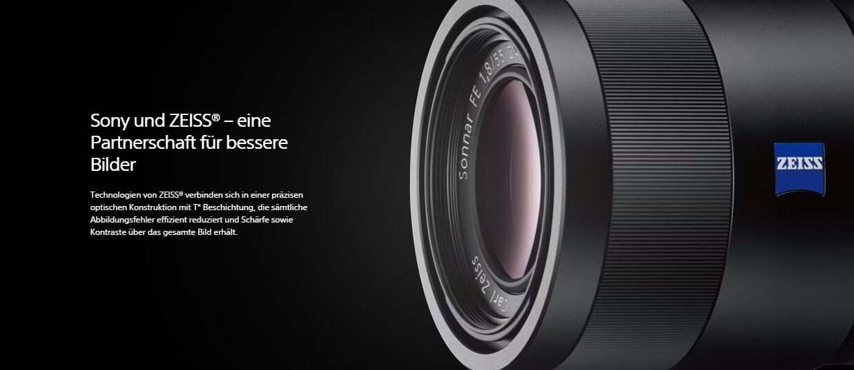 ［美品］SONY Sonnar T* FE 55mm F1.8 ZA Sony FE 55mm f/1.8 ZA Zeiss Sonnar T - kaufen bei Digitec