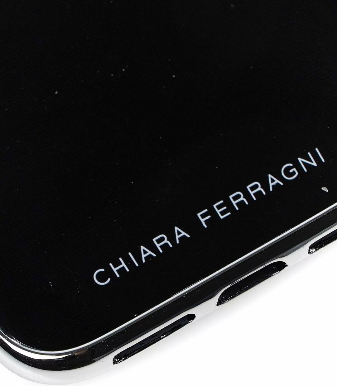 Chiara Ferragni - 新品　Chiara Ferragni グリッタースマホケース シルバー Chiara Ferragni - 新品 Chiara Ferragni グリッタースマホ