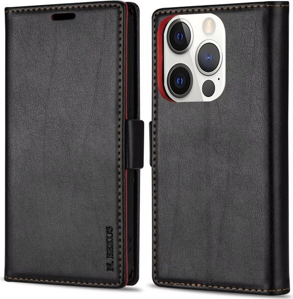 N.Bekus iPhone 13 Pro Flip Case Hülle schwarz (iPhone 13 Pro) digitec