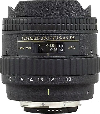 Tokina AT-X 狭く 107 DX Fish Eye Nikon Fマウント