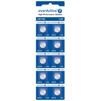 Everactive LR1130 (LR54) - 10 piles bouton (10 pcs, AG10, 65 mAh)